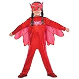 Amscan- PJMASQUES Masks Costume Pj Mask Owlette (3-4 Anni), Multicolore, 3, 7AM9902948