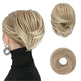 BARSDAR Chignon Coda di Cavallo Extension per Capelli, Elastico Posticcio per Capelli Chignon Dritto Corto Coda di Cavallo Bun Extension per Donna Ragazze