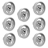 8X Cesto Inferiore Lavastoviglie Rack Ruote Compatibile con Hotpoint/Candy/Ariston/Creda/Fisher & Paykel/Haier/Smeg/Kenwood/Indesit e altro ancora Lavastoviglie