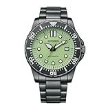 Citizen Orologio meccanico automatico con quadrante verde NJ0177-84X