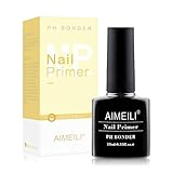 AIMEILI Primer Fit Unghie Base Bonder Nail Prep Aria Veloce Asciutto, Trucco Libero Non Lampada, in Acrilico Bonder Legame 10ml