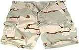 Mil-Tec Us Bermuda Co Prewash Desert, Shorts Uomo, Desert, XL