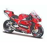 Maisto - Ducati Lenovo Team 2022 Bagnaia #63 - Modellino Realistico Moto in Scala 1:18, Licenza Ufficiale Ducati, Età Consigliata 3+ Anni