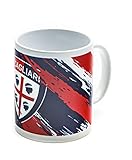 CAGLIARI CALCIO Tazza in Ceramica Prodotto Ufficiale (Grafica Stripe)