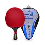 Racchetta da Ping Pong Professionale con Custodia, Racchetta TT Con Gomma Approvata ITTF, Perfetta per Livello Intermedio E Avanzato, per Principianti e Intermedi