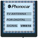 VM816 Antenna TV portabollo amplificata per segnale Digitale