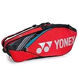 YONEX PRO Racquet Bag 8 PCS Tennis Rosso - Nero