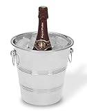 Viscio Trading 171429 Secchiello Ghiaccio Champagne Inox, 22 cm