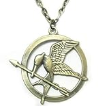 Gambulin Hunger Games Ridicule Bird Pendant Necklace (Golden),Hunger Games Necklace for Men,Boys