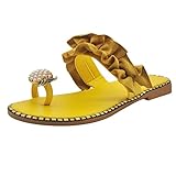 NOAGENJT Scarpe Primadonna Infradito da donna con zeppa floreale Infradito da spiaggia con suola colorata Pantofole alla moda Infradito con suola spessa Pantofole da Scarpe A Dondolo