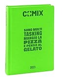 Agenda Comix 2022/2023-16 Mesi - Mini - Verde Fluo