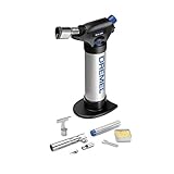 Dremel Versaflame 2200 Mini Saldatore a Butano, Tempo Massimo di Combustione 75 Minuti, 4 Accessori per Saldare, Brasare e Termoretrarre