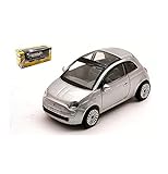 per FIAT NUOVA 500 2007 SILVER 1:43 - New Ray - Auto Stradali - Die Cast - Modellismo