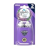 Glade Sense & Spray Doppia Ricarica, Profumatore per Ambienti con Olii Essenziali e Sensore di Movimento, Fragranza Lavanda e Gelsomino, Confezione da 2 Ricariche x 18 ml