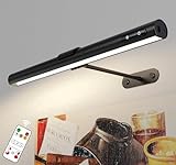 GOVSSING Lampada fotografica senza fili con telecomando, 40 cm, senza fili con 3 modalità di illuminazione, 4000 mAh, cornice ricaricabile con timer, lampada fotografica per dipingere foto