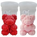 Mini stampo candela orso DIY, Stampi In Silicone 3d Per Orsetti, Regali Di Compleanno, Regali Per La Festa Della Mamma, Regali Di Nozze E Vetrine, Stampi In Silicone Per Contenere Fiori