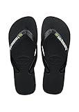 Havaianas Brasil, Infradito Unisex - Adulto, Black, 41/42 EU