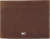 Tommy Hilfiger Portafoglio Uomo Johnson con Scomparto Monete, Marrone (Brown), Taglia Unica