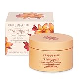 L Erbolario Crema Corpo Profumata Frangipani - Idratante e Tonificante, con Oli Biologici di Cocco e Girasole, Estratto e Acqua di Frangipani - Fragranza Agrumata e Fiorita - 200 ml