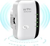 Ripetitore WiFi Potente per Casa Amplificatore WiFi 2024 Più Recente WLAN Ripetitore WiFi Extender 300Mbit/s 2.4GHz, Porta LAN, Supporta Modalità Ripetitore/Router/AP