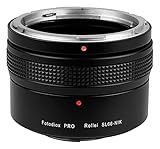 Fotodiox Pro Adattatore per lenti della fotocamera - Rolleiflex SL66 (Rollei SL66E, SL66X, sl66se) Series per il montaggio di Nikon SLR/fotocamere DSLR (w/integrata-in messa a fuoco con elicoide)