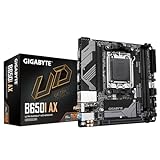 Gigabyte Scheda madre B650I AX - Supporta CPU AMD AM5, 5 + 2 + 1 fasi VR digitale, fino a 6400 MHz DDR5 (OC), 1 PCIe 4.0 M.2, Wi-Fi 6E, LAN 2.5 GbE, USB 3.2 Gen 2