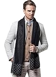 Tuopuda Uomo Sciarpa Invernale Sciarpa Cashmere Plaid Leisure Sciarpa d affari