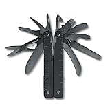 VICTORINOX Coltellino Svizzero Swiss Tool Spirit MXBS, 26 Funzioni, Multi-strumento con Pinza, Cacciavite, Apriscatole, Fodero da Cintura in Nylon, Nero