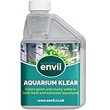 envii Aquarium Klear - Batterico Trattamento per l acqua Verde - Acqua cristallina per Acquario - Tratta 4.000L - Batteri Pulizia Acquario Marino Acqua Dolce