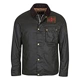 BARBOUR MWX1853-SG91 International Steve McQueen Workers Wax Jacket SAGE GREEN (SAGE GREEN, L)