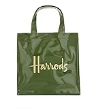 harrods Small Logo Shopper Bag Green