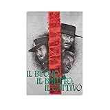 Il Buono, Il Brutto, Il Cattivo Spaghetti Western Poster (4) Stampe artistiche su tela Poster Fotografico Dipinto Poster Decorazione della stanza 20 x 30 cm