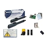 Kit GENIUS FAAC Automazione Cancello a Battente MISTRAL 300 MONSON 51700781 230V