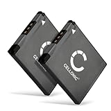 CELLONIC 2X Batteria NB-11L NB-11LH Compatibile con Canon IXUS 185 285 HS 275 190 180 175 170 PowerShot SX430 IS SX420 SX410 SX400 SX432 A2500 A2300 600mAh 3.6V - 3.7V