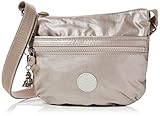 Kipling ARTO S Borsa a tracolla piccola, Metallic Glow (Argento)