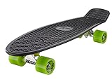 Ridge 27" Big Brother Retro Cruiser Skateboard, Nero/Verde