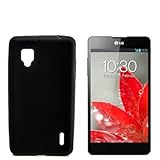 Numva - Cover in silicone per LG Optimus G, colore: Nero