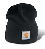 Carhartt Knit Beanie, Cappello A Cuffia Uomo, Nero, Taglia unica