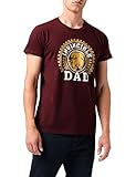 Iron Man MEMARCOTS125 T-Shirt, Bordeaux, XXL