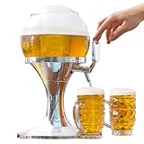 InnovaGoods Ball Dispenser di Birra refrigerante, Acrilico, Argento, 24x24x42 cm