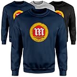 Felpa Montesa Vintage Cult Old Logo Motociclisti Motociclista, blu navy, S