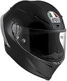 AGV Casco Moto Corsa R E2205 Solid PLK, Matt Black, XXL