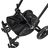 Tititnins® - Cestino compatibile con Bugaboo Camaleon POLIPELLE NERO