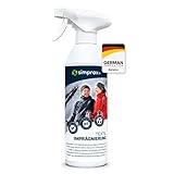 simprax® Spray impermeabilizzante per Tessuti - Spray Protettivo Sostenibili per l’impermeabilizzazione di Tessuti Funzionali - Spray Idrorepellente Goretex - Certificato Oeko-Tex, Approvato GOTS.