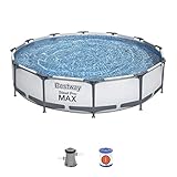 Steel Pro Max Piscina Steel Pro Frame, 366 X 76 Cm, Pompa Filtro 58381 1,249 Lt/H, Multicolore