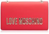 Love Moschino Borsa a spalla Donna, Rosso, Taglia unica