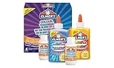 ELMER S Kit per Slime Cangiante, include la Colla Cangiante, con Liquido Magico Attivatore di Slime si Attiva con Luce UV, 4 Pezzi