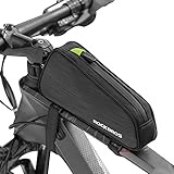 ROCKBROS Borsa per Telaio - Borsa per Tubo Orizzontale - per Bicicletta, Borsello per Bici di Forma Stretta per MTB, Bici da corsa, E-bike circa 1,1L