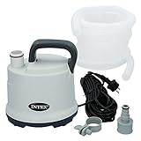 Intex 28606 - Pompa di Svuotamento per piscine, Plastica, Bianco