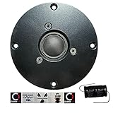 1 CIARE HT263 dome tweeter driver a cupola nero 100 watt rms 200 watt max da 11,00 cm 110 mm impedenza 8 ohm sensibilità 91 db per casa + condensatore, 1 pezzo + 5 adesivi omaggio